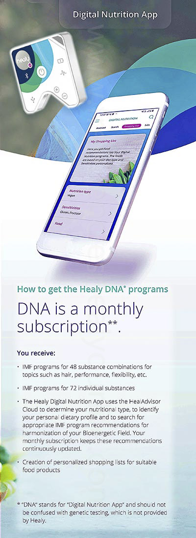 DNA, healy frequencies, healy Bundle, Healy digital nutrition app, #healydnaapp, #healyapp,#healydna, nutrition, frequency based nutrition, HealAdvisor Search module, digital nutrition bundle, healy, healy dna, dna, healy dna app